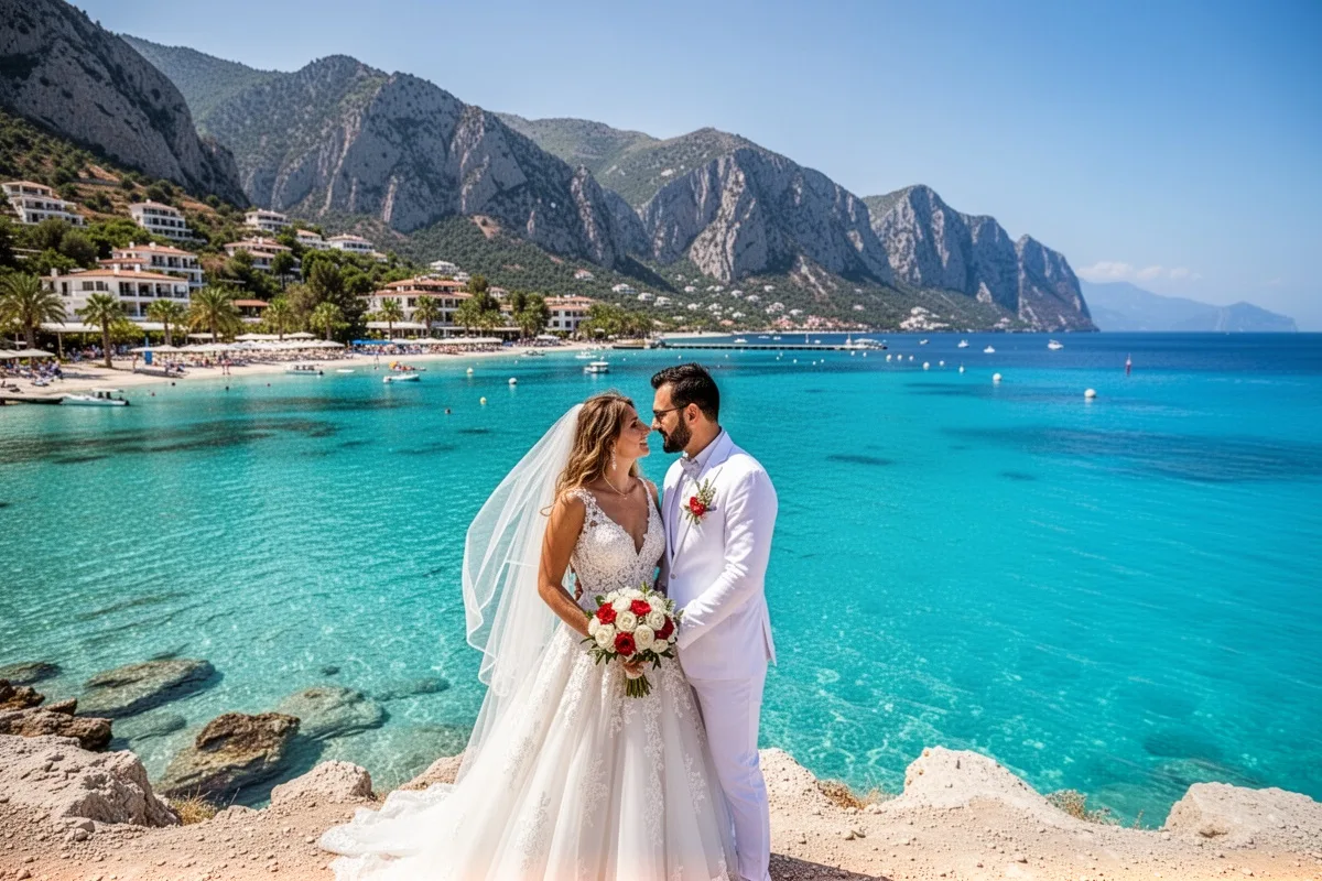 Oludeniz Blue Lagoon Turkey honeymoon couple turquoise water paradise